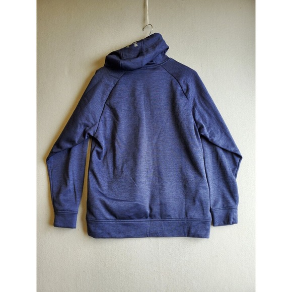 Under Armour Storm Coldgear Adult Mens Loose Fit Blue Pullover Hoodie Sweatshirt - Picture 6 of 7